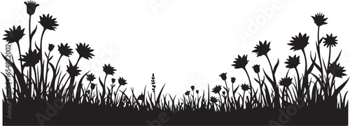 "Vintage Fishing Trawler at Sea – Black and White Illustration"