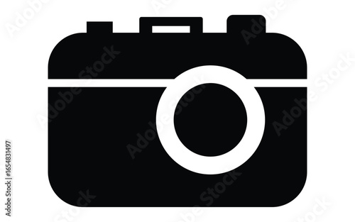 Camera icon for design, easily editable icon, vector illustration
