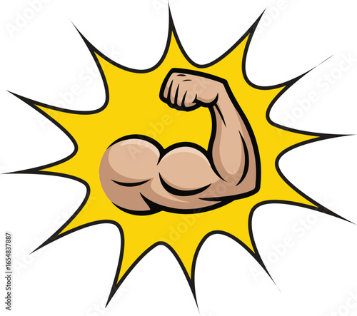 Flexing Bicep Arm Icon