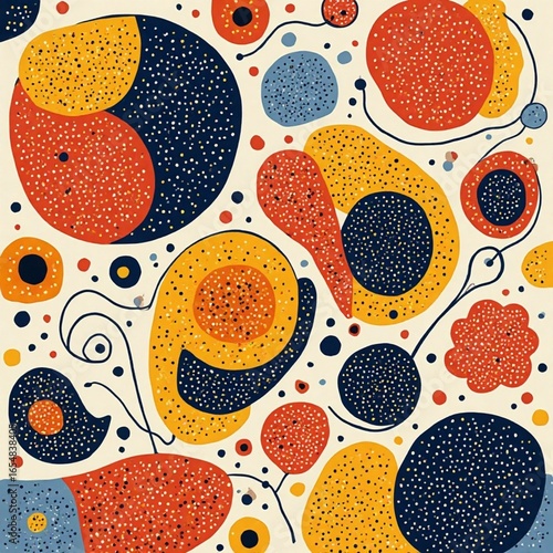 seamless background with circles