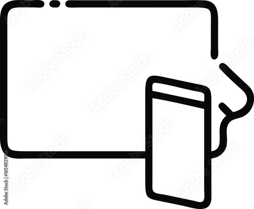 Simple paste icon  graphic element