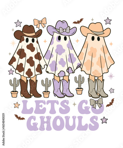 Boot Scootin Spooky Halloween Western Design