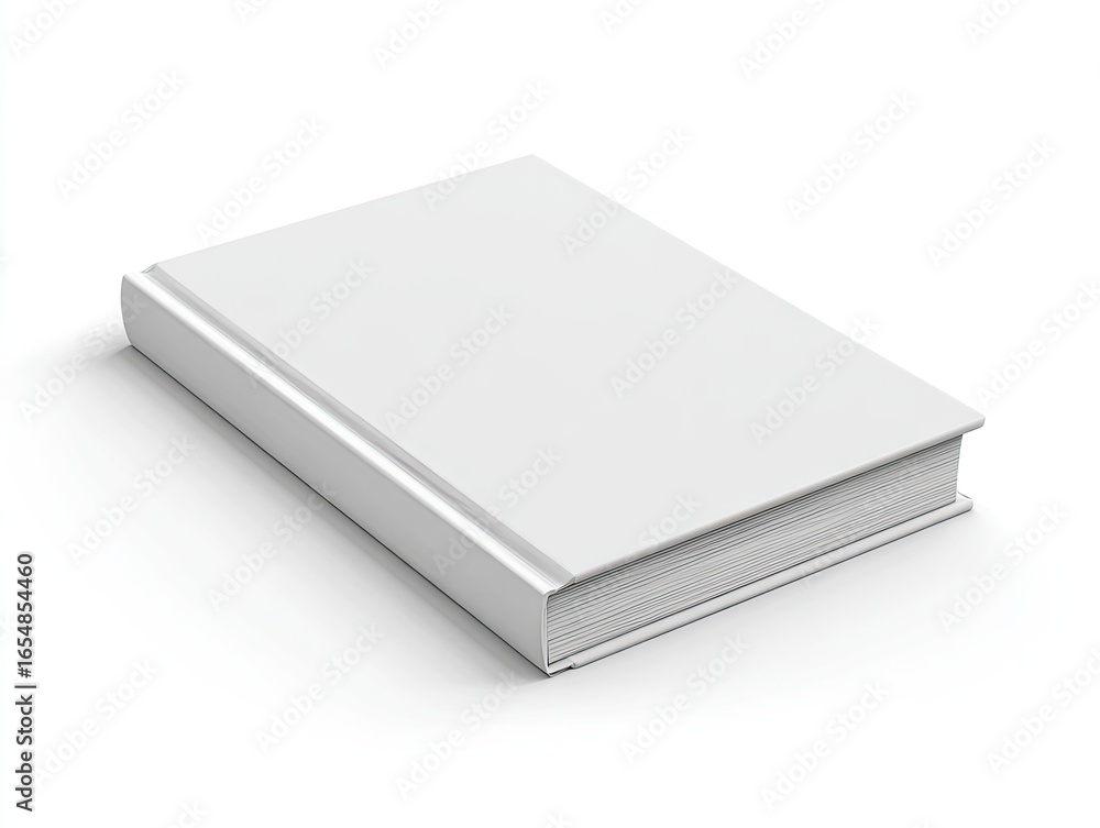 Blank white book on white background (1) Blank white book on white background (1)