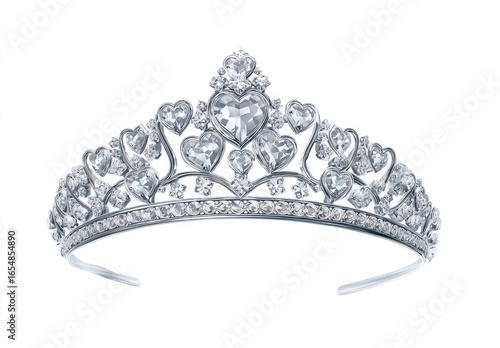 Elegant tiara with crystals