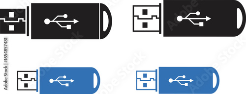 USB flash drives, black and blue, portable storage devices, data transfer, memory stick, USB connectors, digital files, storage solution, backup devices