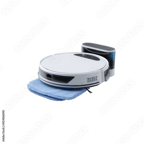 Smart Robotic Vacuum Cleaner with Mopping Function and Charging Dock