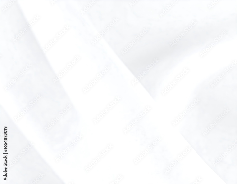 Fototapeta premium Soft, white fabric folds (1)