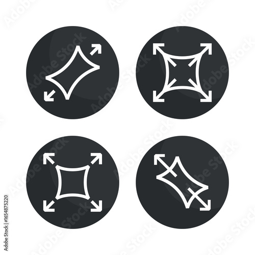 Lycra icon, as part of fabric. Designation of elastic, ductility or stretchable fabric. Pictogram for web or marketplace, category clothing.