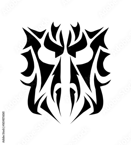 vector illustration of abstract tribal design  