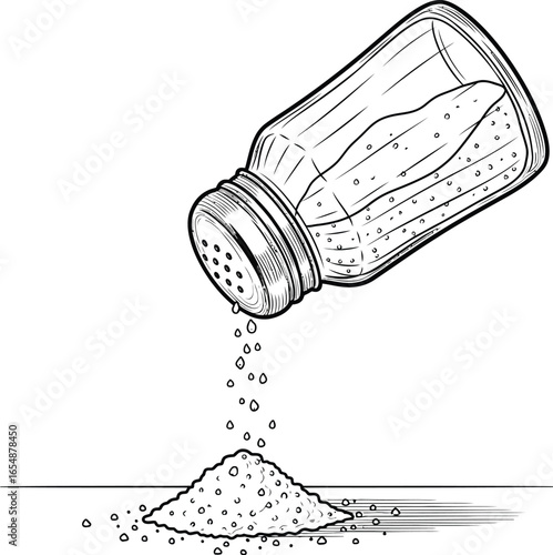 water flowing from a bottle