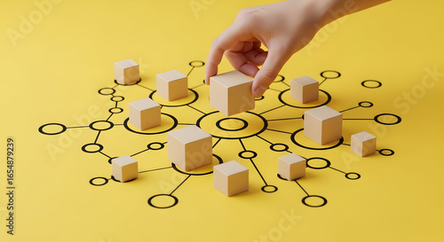 Build your network grow your business strategic planning teamwork collaboration success connection