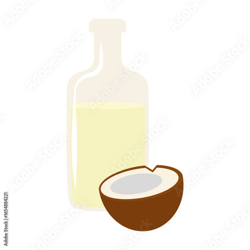 Cooking oils collection with sunflower olive coconut palm butter corn mustard and chili oil