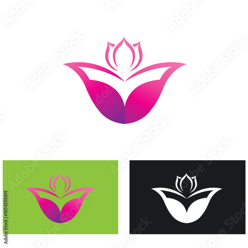 Beauty Vector lotus icon