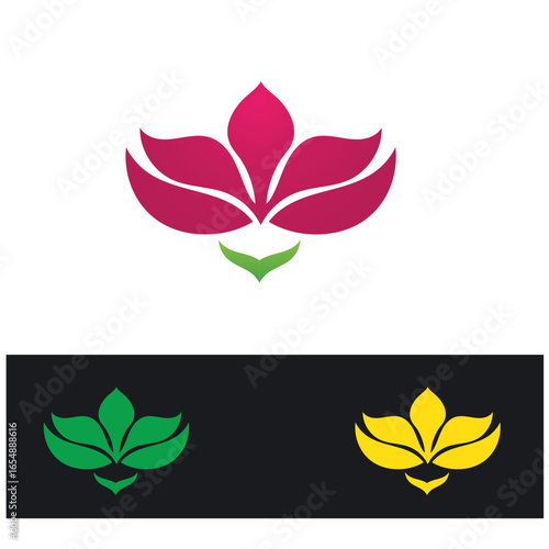 Beauty Vector lotus icon