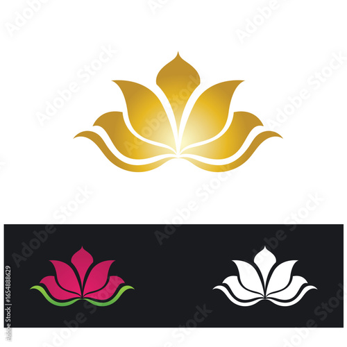 Beauty Vector lotus icon