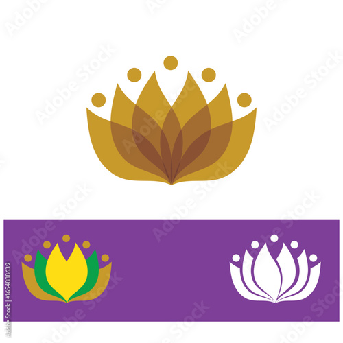 Beauty Vector lotus icon