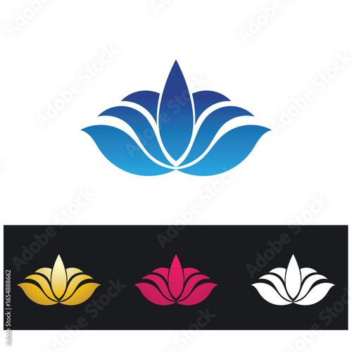 Beauty Vector lotus icon