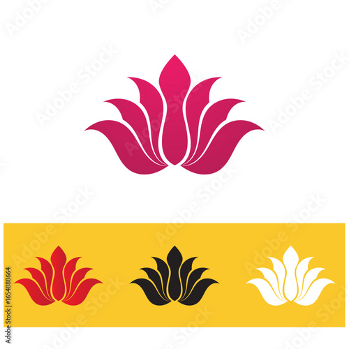 Beauty Vector lotus icon