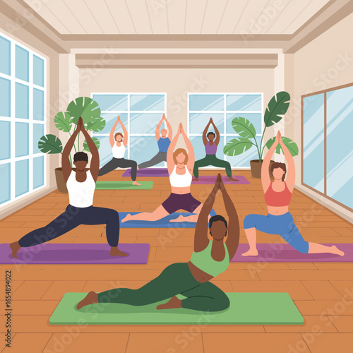 couple doing yoga