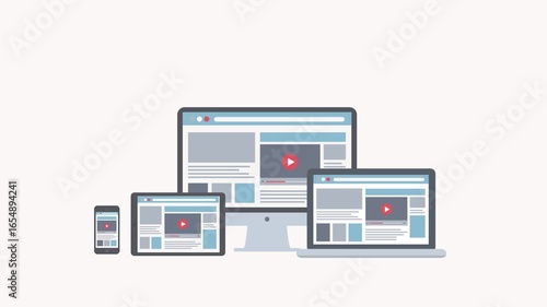 Responsive web design on multiple devices responsive design