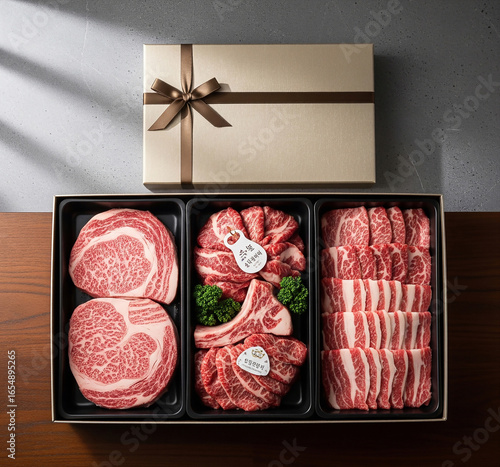 풍성한 명절 고기 선물세트, Premium Meat Gift Set for Holidays