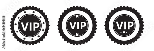 Vip icon vector. Very important person illustration sign. club symbol or logo.