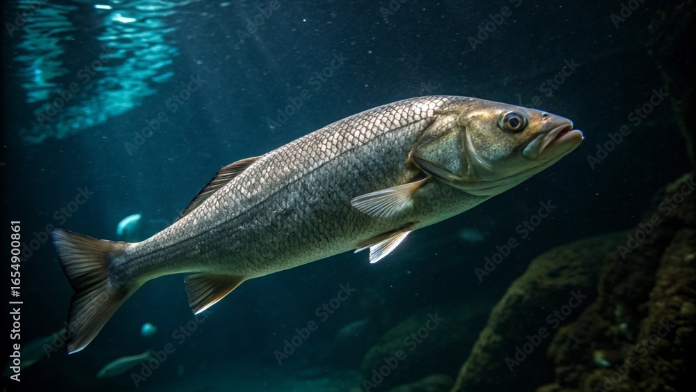 Fototapeta premium tropical fish in aquarium