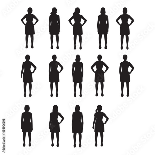 business people silhouettes