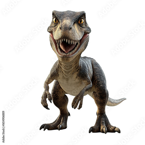 Cute Tyrannosaurus Rex Cartoon Character