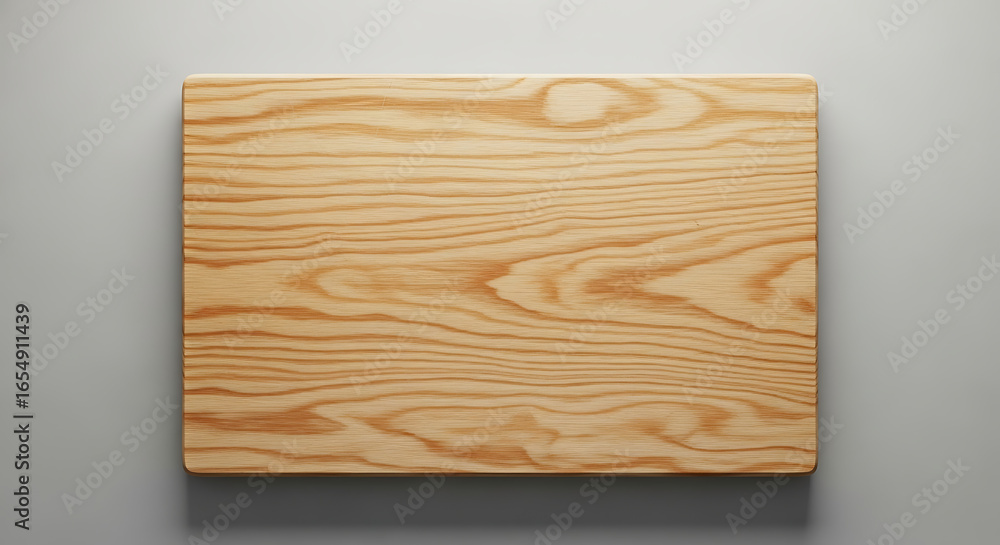 Naklejka premium Close-up View of a Beautiful Wooden Board for a Natural, Rustic Concept