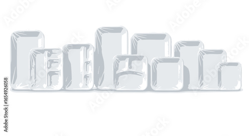Bulk disposable food containers for takeout and food packaging