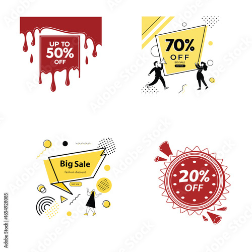 big sale forty sixty fifty seventy percent off