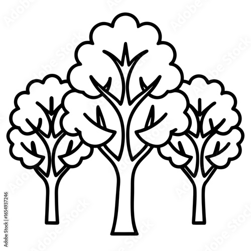 Minimal Tree Sticker Pack