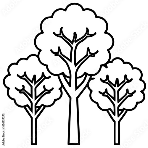 Minimal Tree Sticker Pack