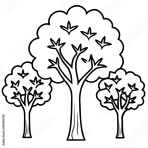 Minimal Tree Sticker Pack