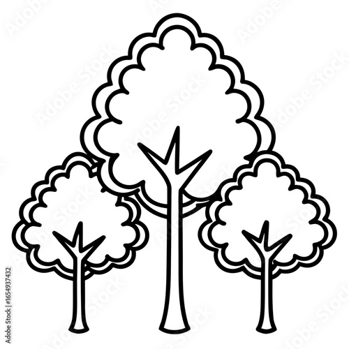 Minimal Tree Sticker Pack