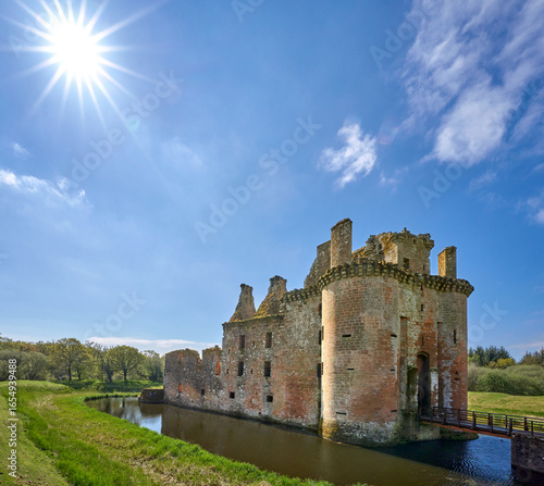 medieval Caerlaverock Castl...