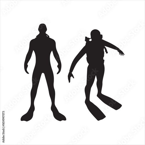 silhouette of a man