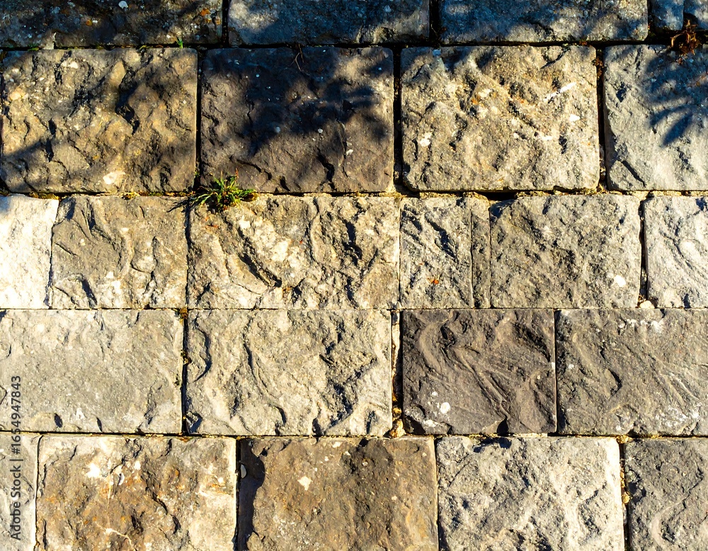 Fototapeta premium Stone pavement texture