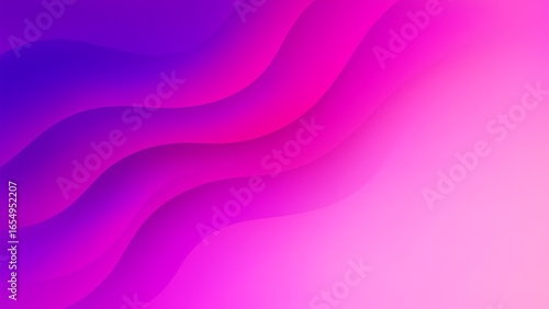 Abstract fluid waves background, violet-magenta palette, minimal, clean corporate 16:9