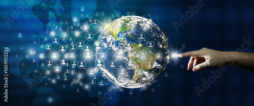 Digital transformation for use Ai technology and growth business development globally 