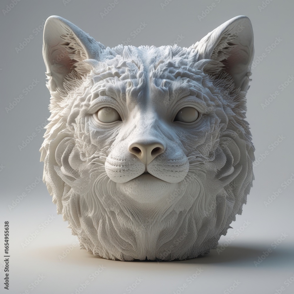 Naklejka premium Ultra realistic 3D render, hyper-detailed textures, photorealism, cinematic lighting, 8K UHD, depth of field