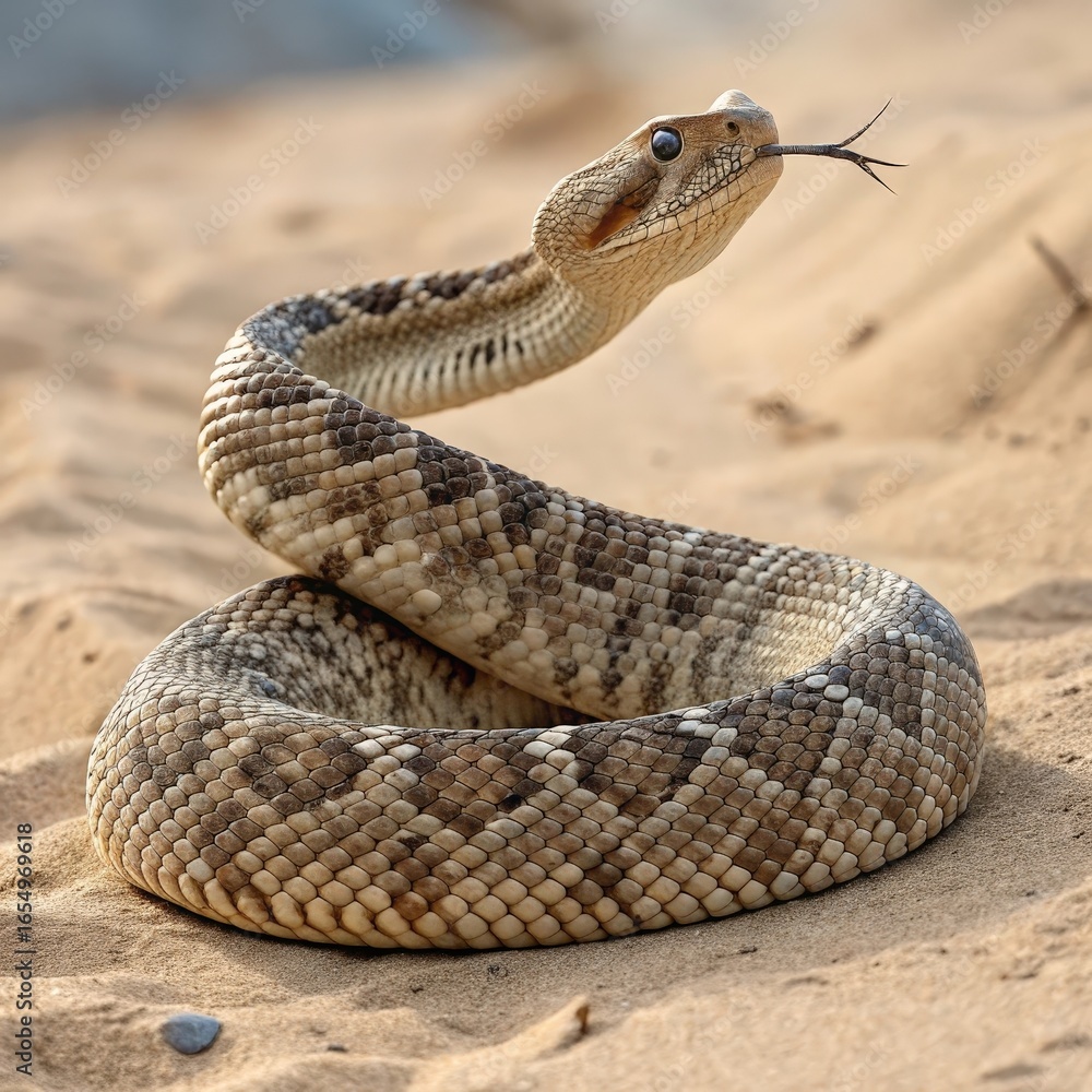 Obraz premium a snake on the ground