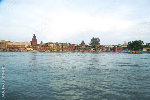 Boat riding view in Ancient Shri Yamuna Temple ghat view, Vrindavan, Mathura, Uttar Pradesh, India. Ancient Shri Yamuna Temple ghat view, Vrindavan, Mathura, Uttar Pradesh, India.8 April 2025

