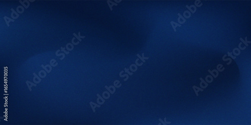 Silk satin fabric. Navy blue color. Abstract dark elegant background with space for design. Soft wavy folds. Drapery. Gradient. Light lines. Shiny. Shimmer.