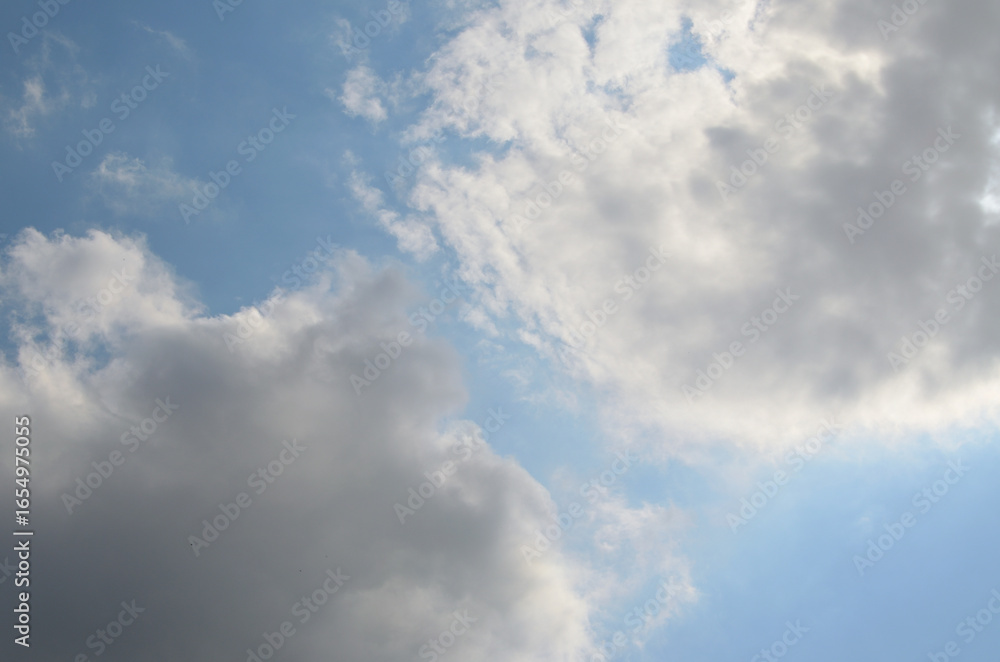 Obraz premium blue sky with clouds