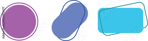 Isolated White Background Vector Illustration of Fashion Beach Flip Flop Slippers with Rubber Sole Footprint Pair Summer Clothing Sandals in Blue Black and Green Colors Casual Feet Footwear Object 