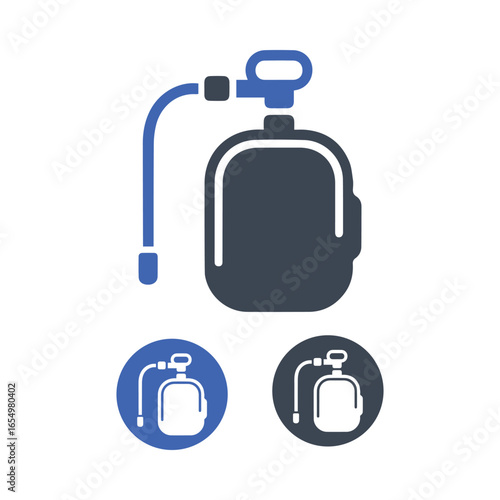 Resuscitator / oxygen symbol