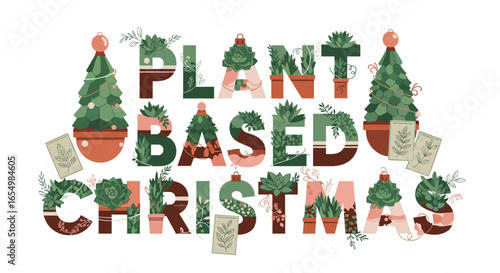 Celebrate a Plant Based Christmas with Festive Greenery