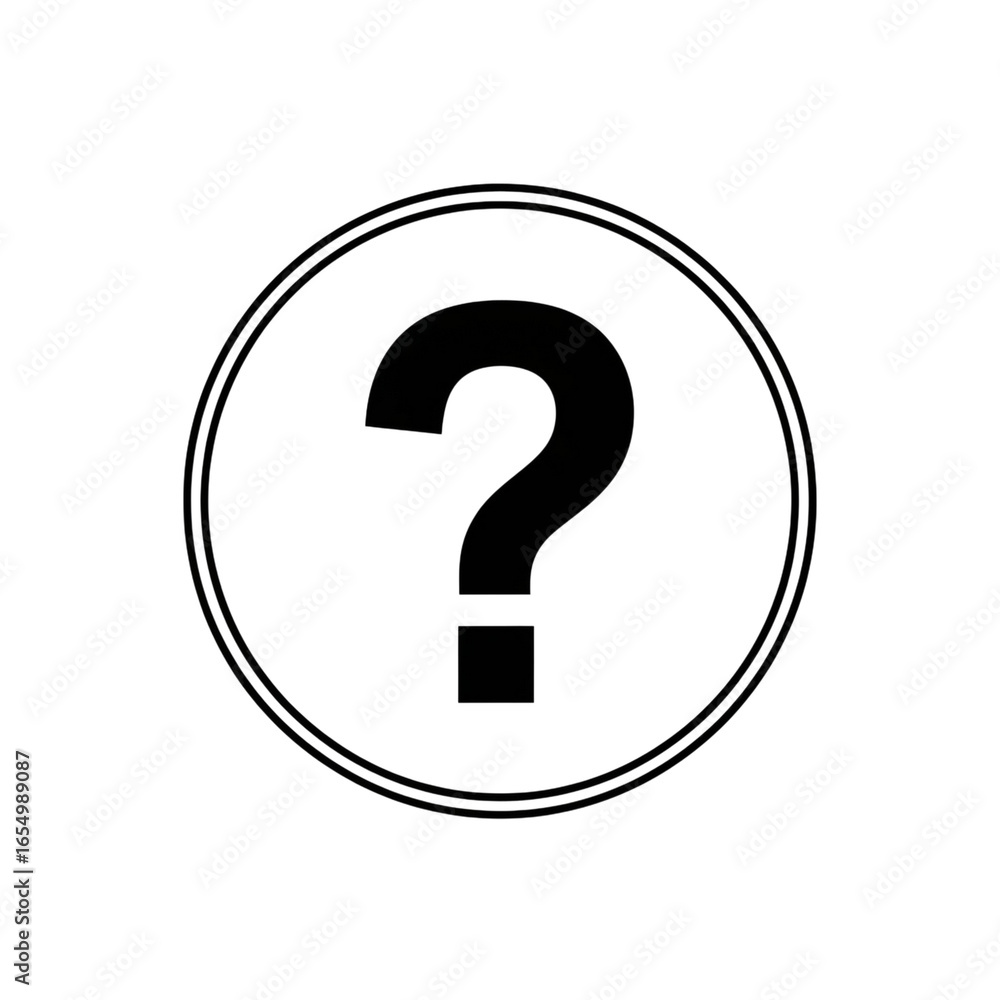 Question mark symbol isolated on white background Question mark symbol isolated on white background